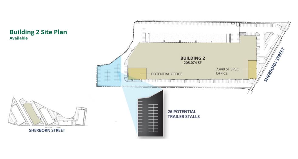 Corona Lakeside Logistics Center 2 site plan