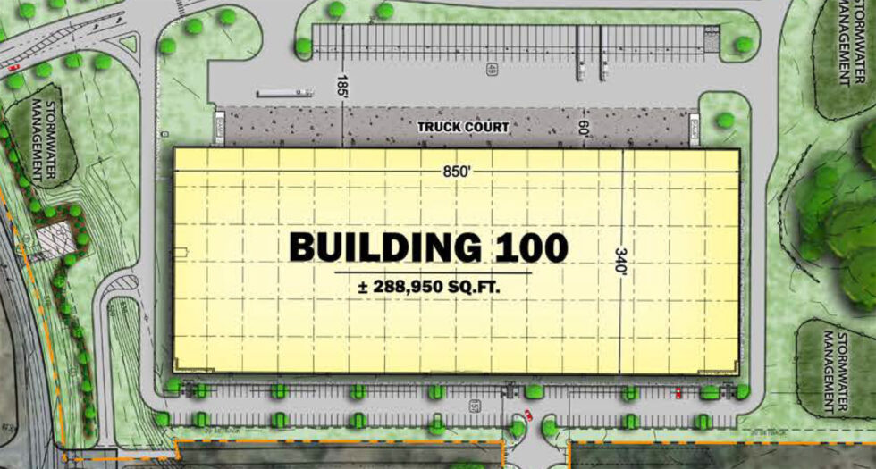 Braselton Business Center site plan
